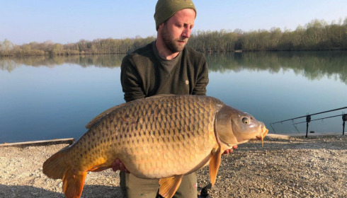 A carp from Fullys Lake, Mar 2022