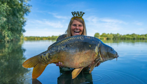 A carp from Fullys Lake, Jul 2022