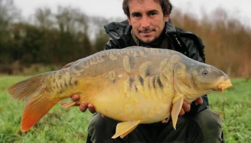 A carp from Fullys Lake, Feb 2022