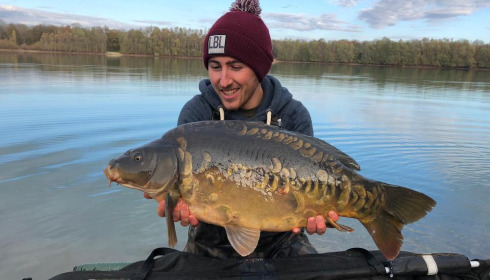 A carp from Fullys Lake, Feb 2022