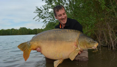A carp from Fullys Lake, Feb 2022