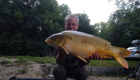 A carp from Fullys Lake, Jul 2023