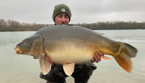 A carp from Fullys Lake, Jan 2022