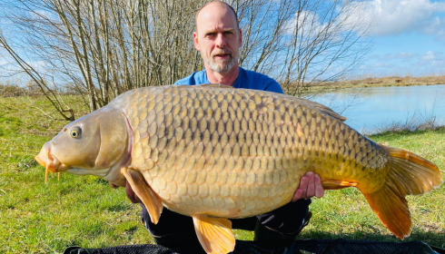 A 2 oz carp from Fullys Lake, MATZ, Mar 2022