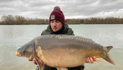 A carp from Fullys Lake, Jan 2022