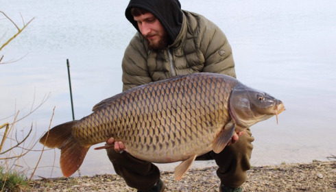 A 44 lb carp from Fullys Lake, Mar 2022