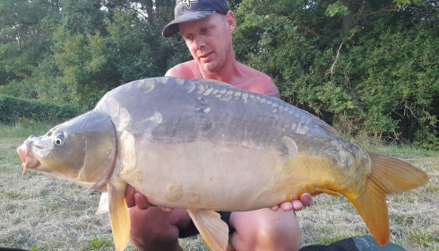 A carp from Fullys Lake, Jul 2023
