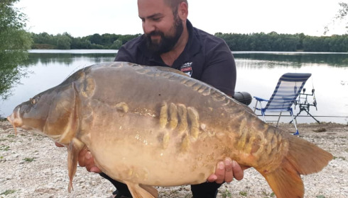 A carp from Fullys Lake, Feb 2022