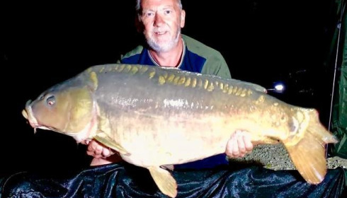 A 50 lb 10 oz carp from Fullys Lake, Steve Catlow, Aug 2023