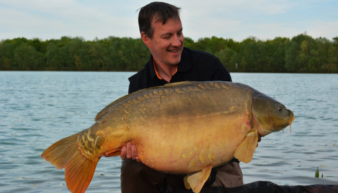 A carp from Fullys Lake, Feb 2022