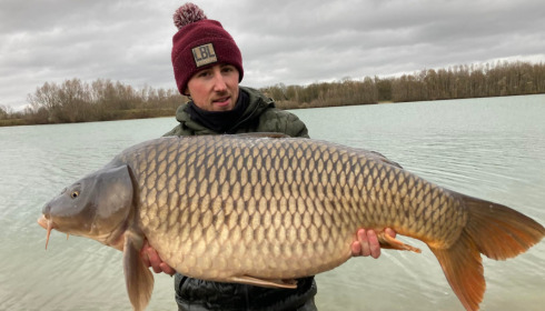 A carp from Fullys Lake, Jan 2022