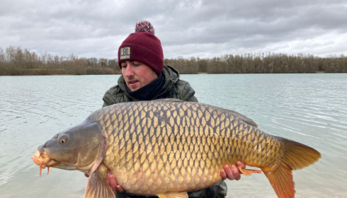 A carp from Fullys Lake, Jan 2022