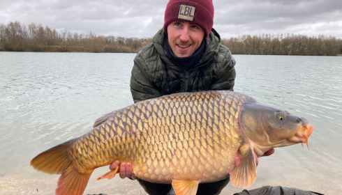 A carp from Fullys Lake, Feb 2022