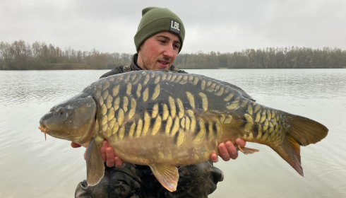 A carp from Fullys Lake, Jan 2022