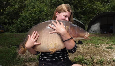 A carp from Fullys Lake, Mar 2022