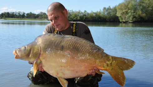 A 46 lb carp from Fullys Lake, Oct 2022