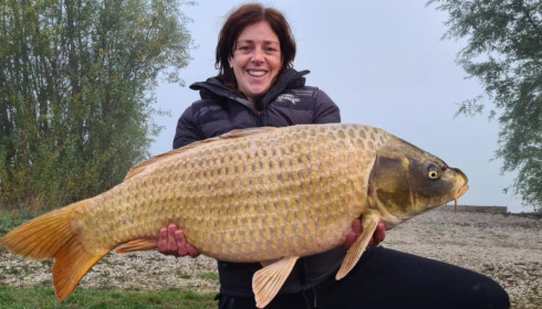 A 39 lb carp from Fullys Lake, Oct 2022