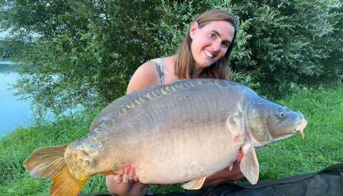 A carp from Fullys Lake, Mar 2022