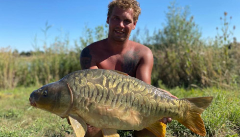 A carp from Fullys Lake, Feb 2022