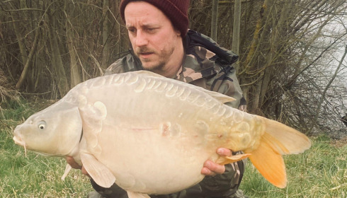 A 28 lb carp from Fullys Lake, MATZ, Mar 2022