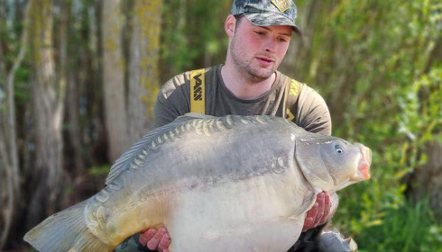 A carp from Fullys Lake, May 2023