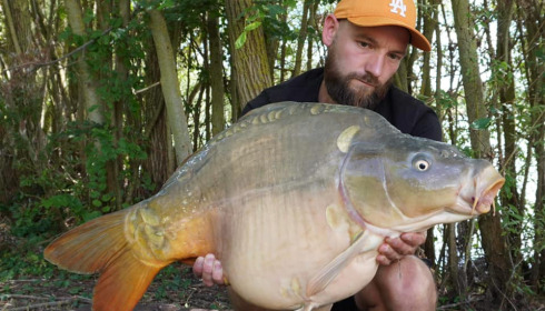 A carp from Fullys Lake, Jul 2023