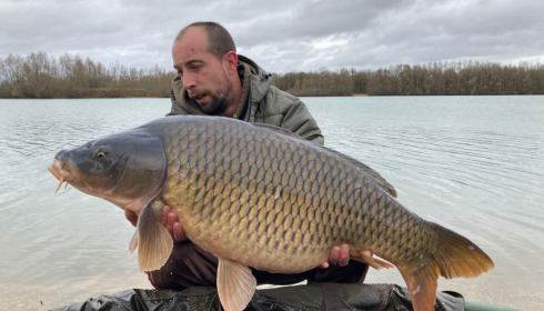 A carp from Fullys Lake, Jan 2022