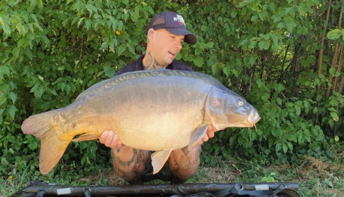 A carp from Fullys Lake, Feb 2022