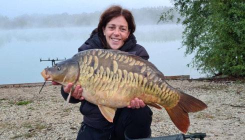 A carp from Fullys Lake, Oct 2022