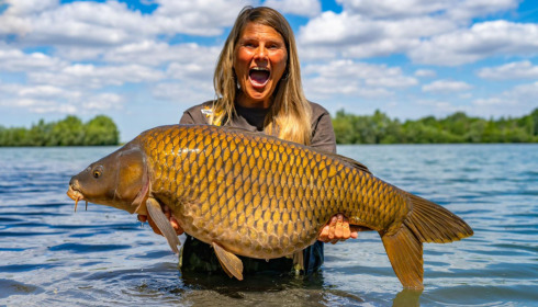 A carp from Fullys Lake, Jul 2022