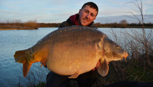 A carp from Fullys Lake, Feb 2022