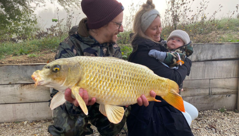 A carp from Fullys Lake, Oct 2022