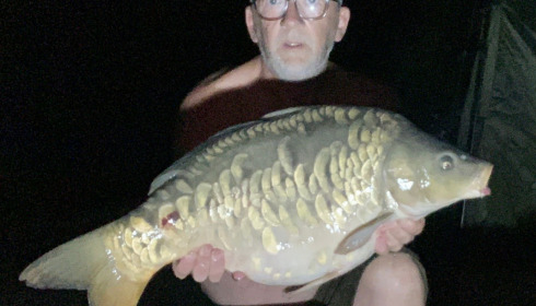 A 23 lb 10 oz carp from Fullys Lake, Steve Catlow, Aug 2023