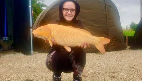 A carp from Fullys Lake, Jul 2022
