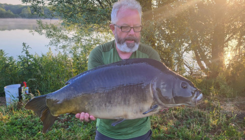 A 26 lb fish from Fullys Lake, Leather Carp, Jun 2023