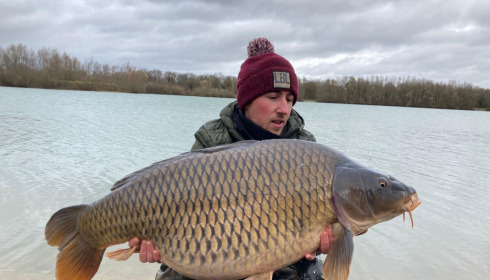 A carp from Fullys Lake, Feb 2022