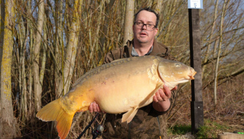 A carp from Fullys Lake, Mar 2023