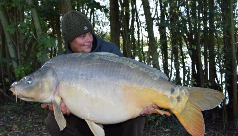 A 46 lb carp from Fullys Lake, Oct 2022