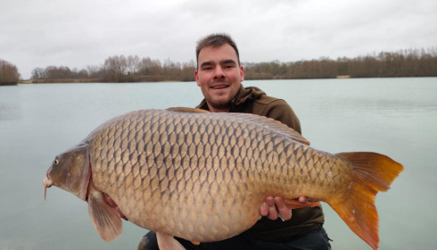 A carp from Fullys Lake, Jan 2023