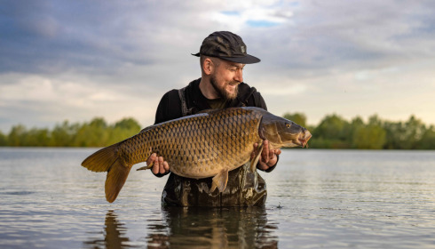 A 44 lb fish from Fullys Lake, May 2022