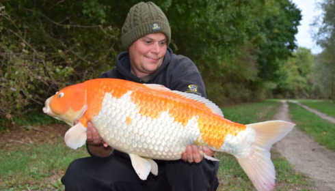 A 25 lb carp from Fullys Lake, Oct 2022