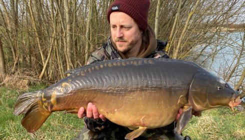 A 30 lb 8 oz carp from Fullys Lake, MATZ, Mar 2022