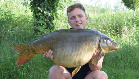 A carp from Golden Carp Lake, May 2022