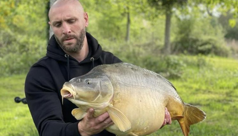 A carp from Golden Carp Lake, May 2023