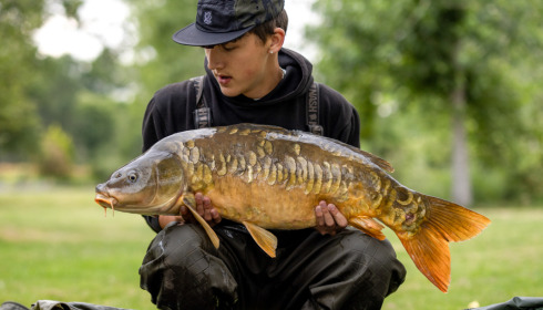 A carp from Golden Carp Lake, Jun 2023