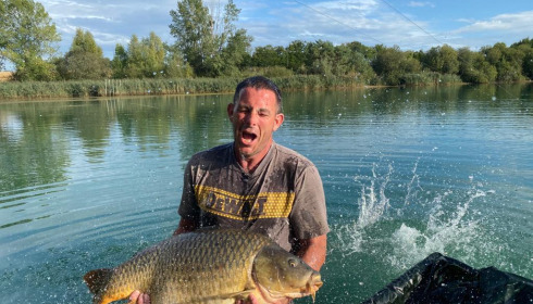 A carp from Golden Carp Lake, Sep 2022