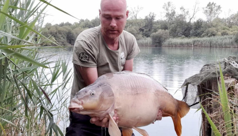 A carp from Golden Carp Lake, Aug 2022