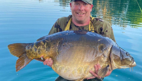 A carp from Golden Carp Lake, Jun 2022