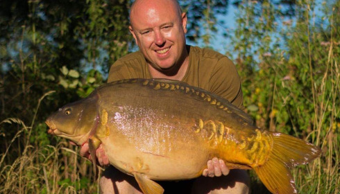 A carp from Golden Carp Lake, Jul 2022