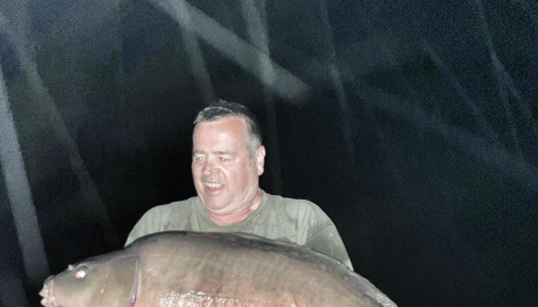 A 50 lb fish from Golden Carp Lake, Jun 2023